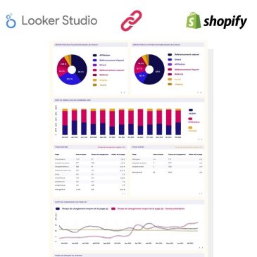 aperçu shopify - looker studio connector par l'agence shopify Soledis