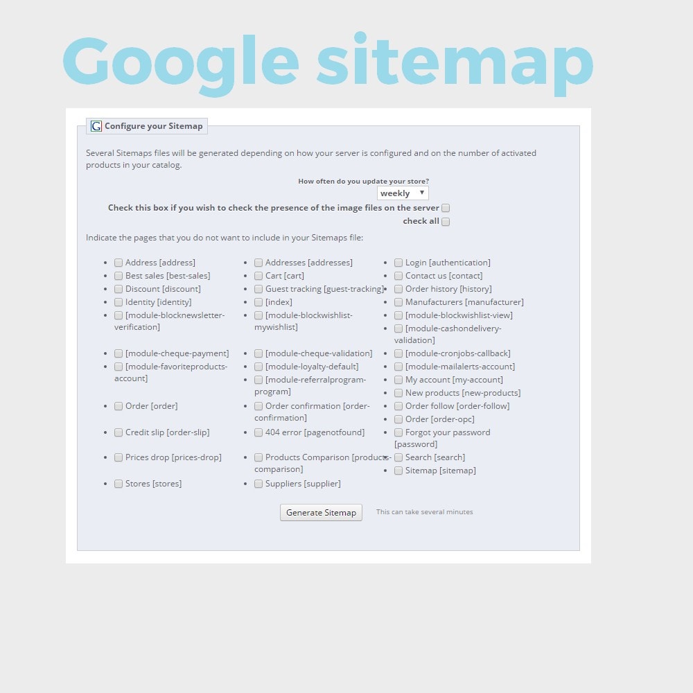 module google sitemap prestashop recommandé par l'agence Prestashop Soledis