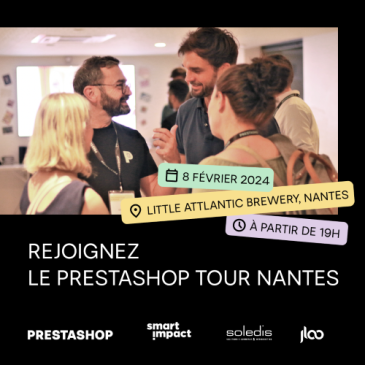PrestaShop Tour à Nantes - Soledis agence prestashop partenaire de l'événement