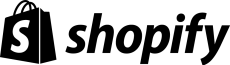 logo shopify noir - agence shopify